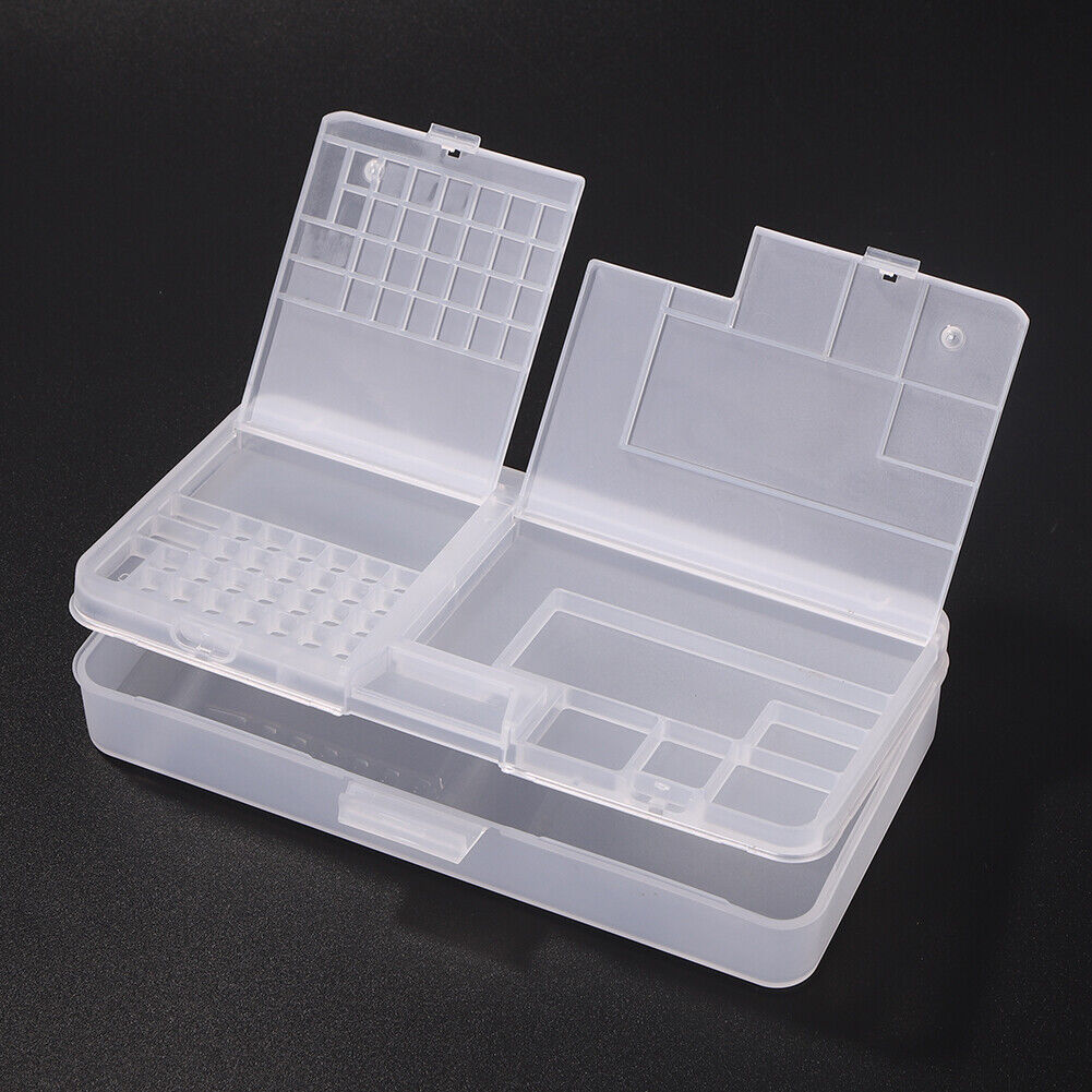 Double-Layer Phone Components Storage Box Motherboard Repair Tool Organizer