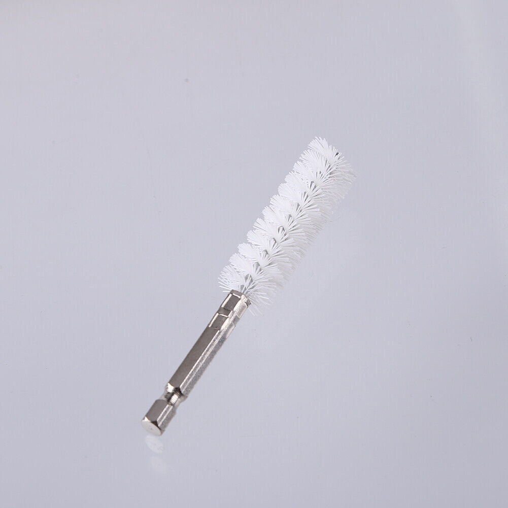 2pcs/Set Universal Impact Drivers Pipe Cleaning Nylon Brushes w/ Hex Shank