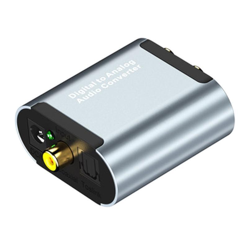 Digital Optical Coaxial To Analog RCA L/R Audio Adapter Converter USB Adapter