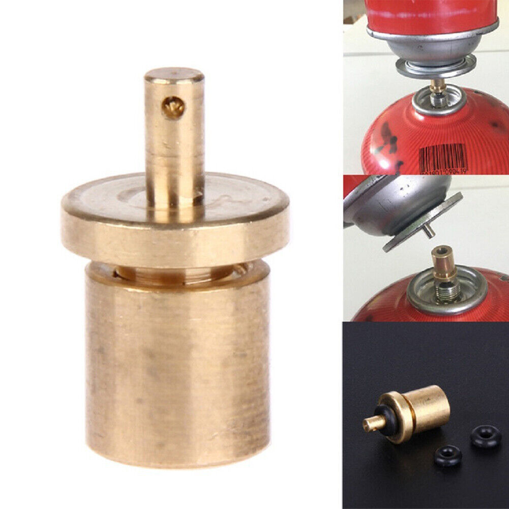 Outdoor Camping Portable Stove Refill Adaptor Gas Cylinder Tank Fill Valve