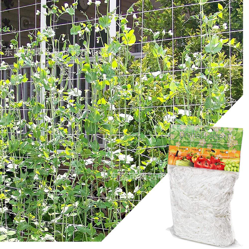 Garden Plant Climbing Net Polyester Grape Vine Grow Support Trellis Netting
