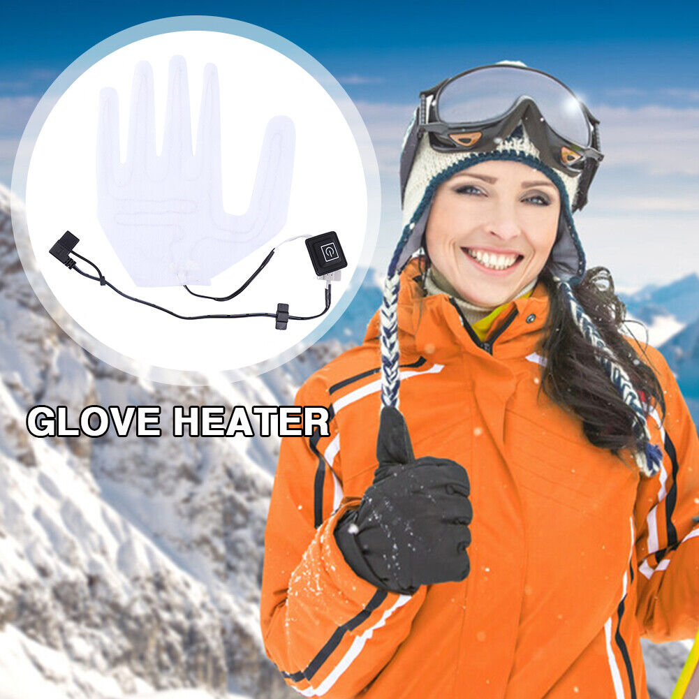 Heated Five-Finger Gloves Sheet Outdoor Cycling Hand Warmer (with Switch)