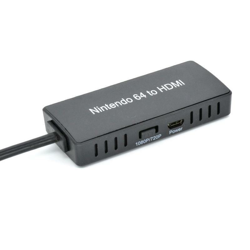 1080P Conversion Adapter Cable N64 Input to HDMI-Compatible Output AV Adaptor