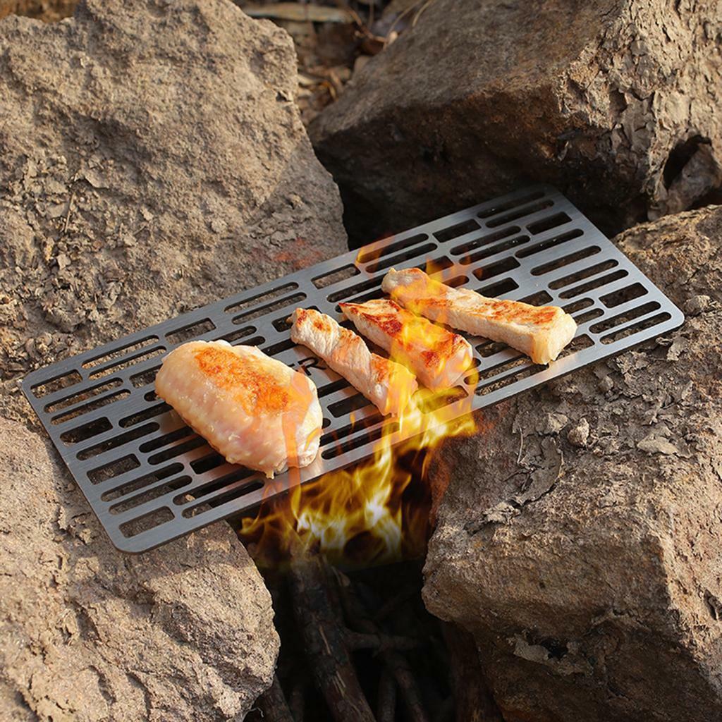 Grill Pan  Charcoal Barbecue Net for Picnic Tool Camping