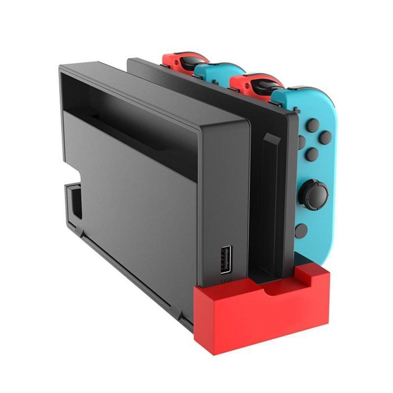 LED Charging Dock Station Charger Cradle For Switch/Switch OLED Controllers
