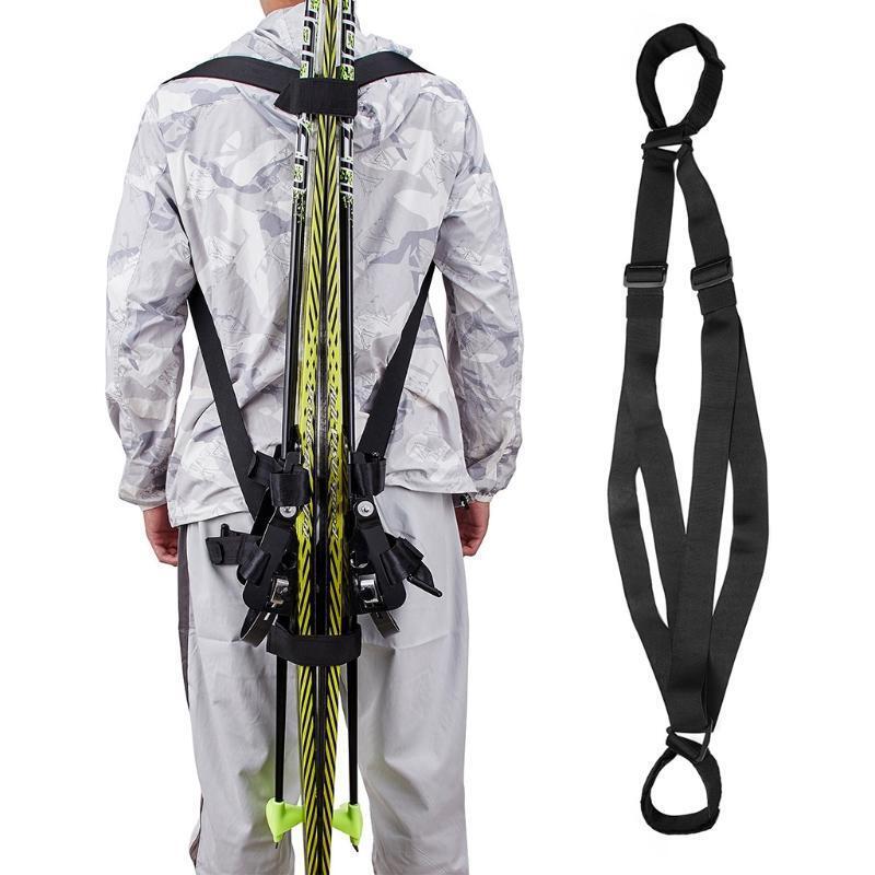 Ski Tote Ski and Poles Backpack Carrier Ski and Poles Carry Sling Shoulder Strap