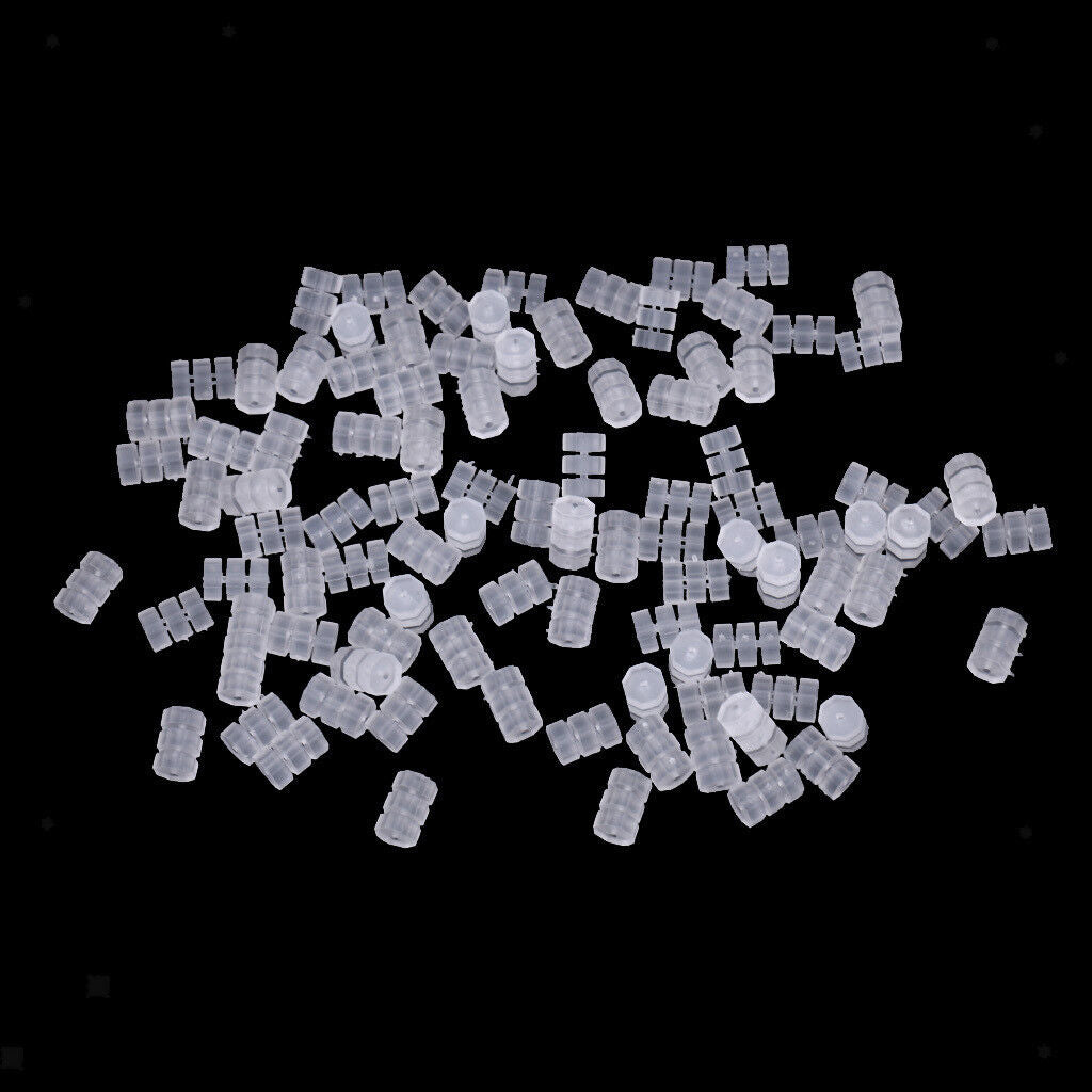 100pcs Cable Donuts Rubber Bicycle Cable Donuts Cables Housing White