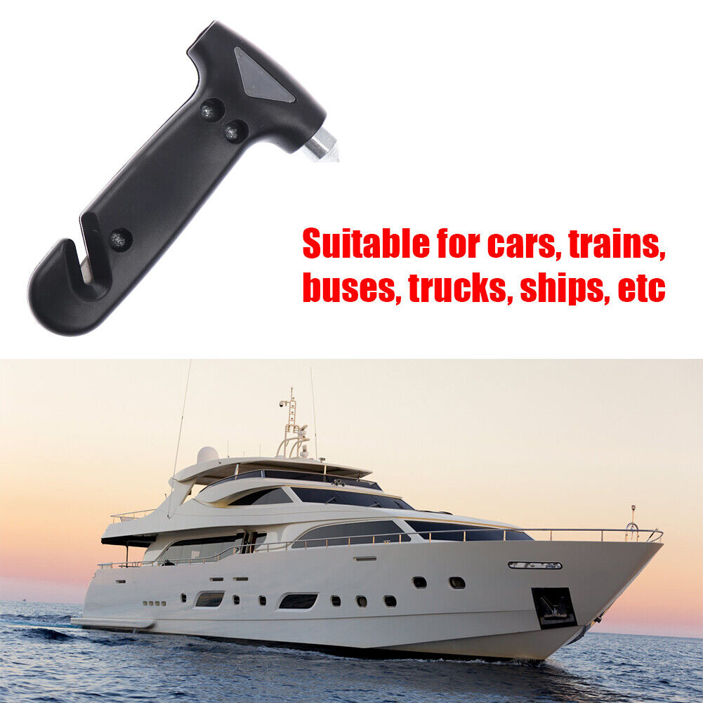 Portable Car Safety Hammer Emergency Glass Window Breaker Seatbelt Cutter