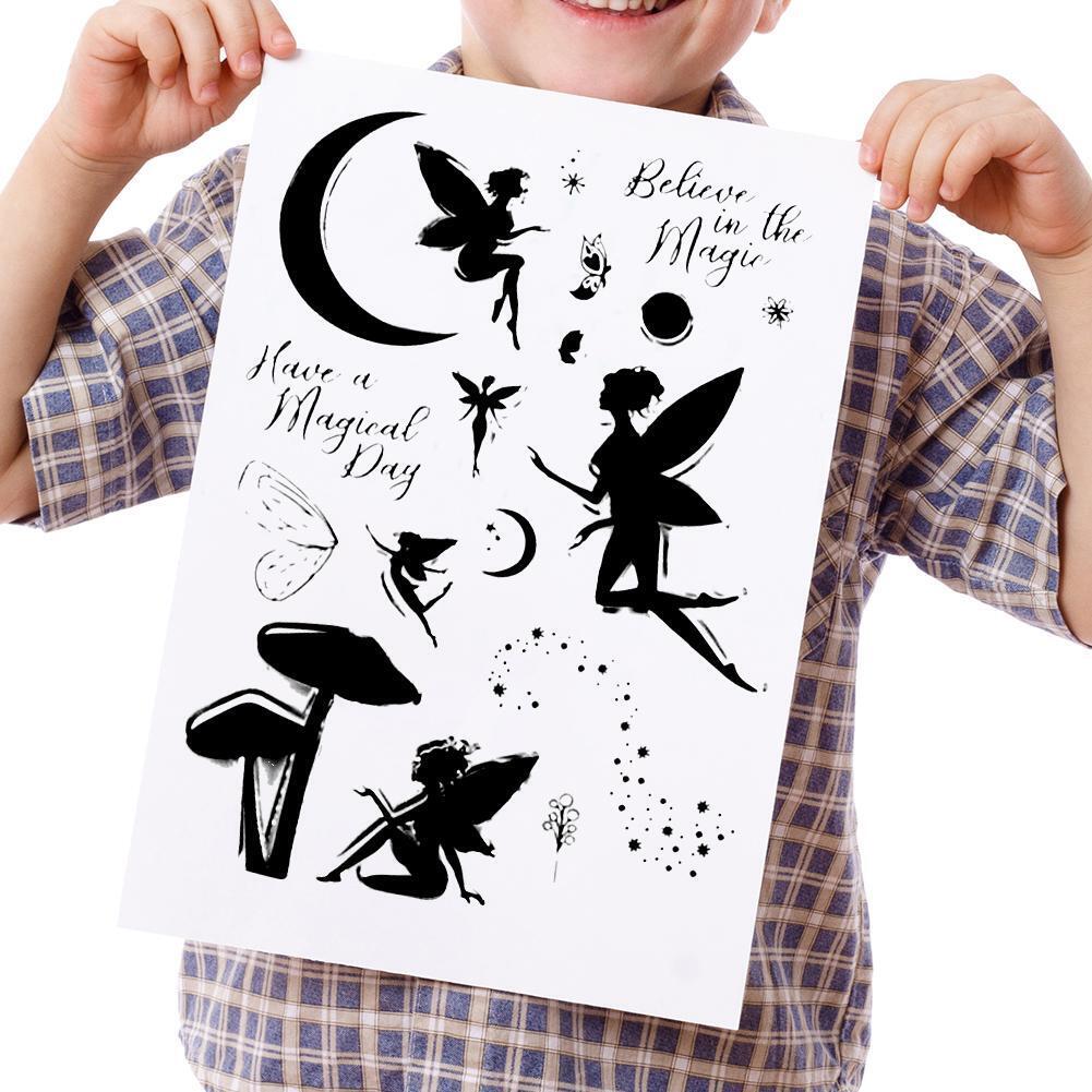Clear Stamps Fairy Transparent Seal for DIY Scrapbooking Photo Card Making