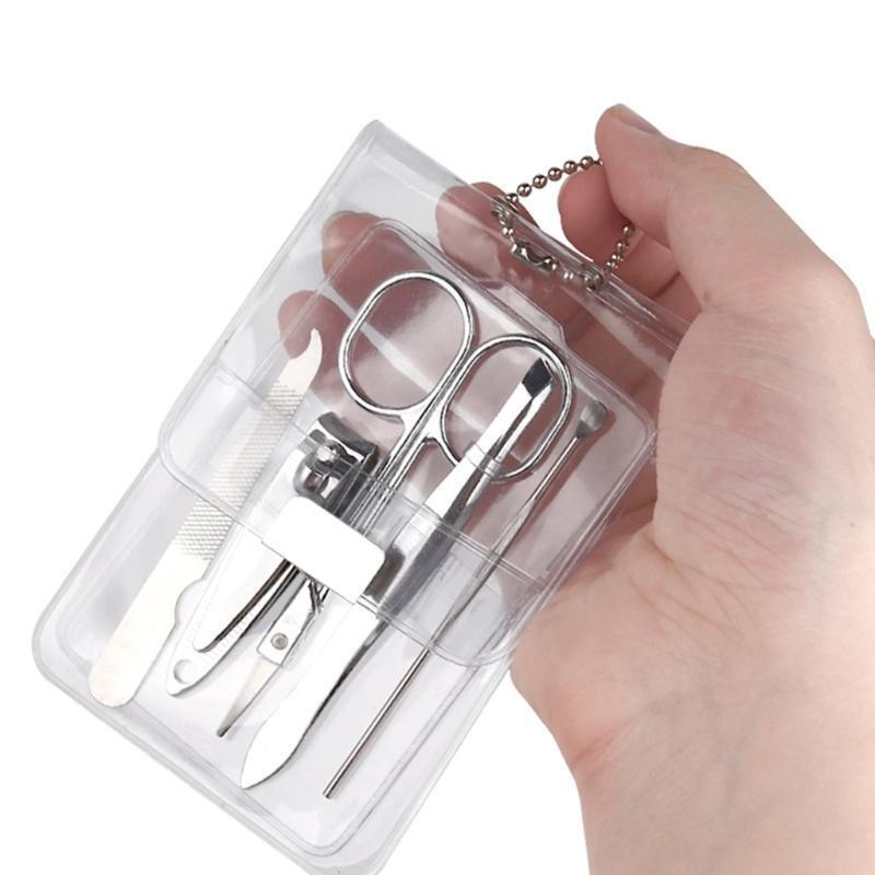 Clear Manicure Bag Nail Clipper Nail Cutters For Nail Tips Nails Travel Kit