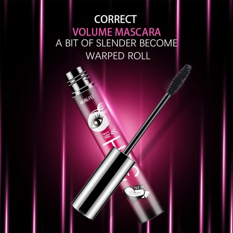 Voluminous Eyelashes Smudgeproof Mascara Waterproof 4D Silk Fiber Lash Mascara