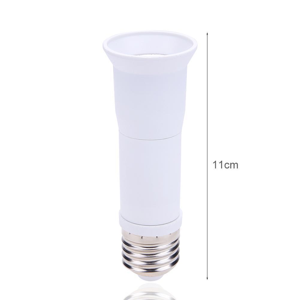 2pcs E27 to E27 Extension Adapter Light Bulb Lamp Socket Bulb Converter 60W