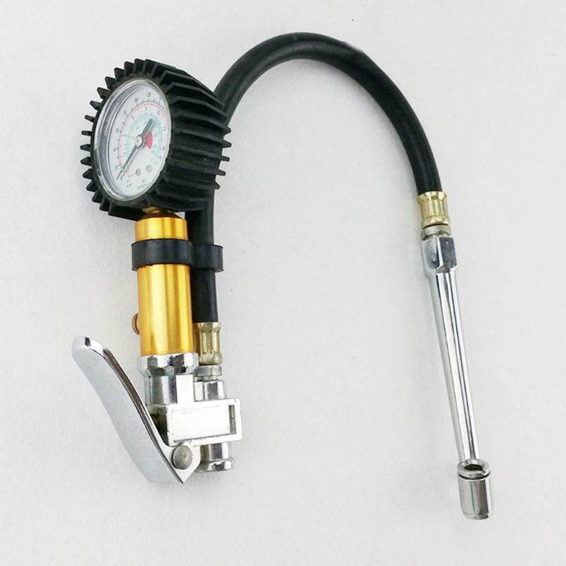 Dial Type Tire Pressure Gauge Metal Tire Air Inflator Tool for Car Auto Bike
