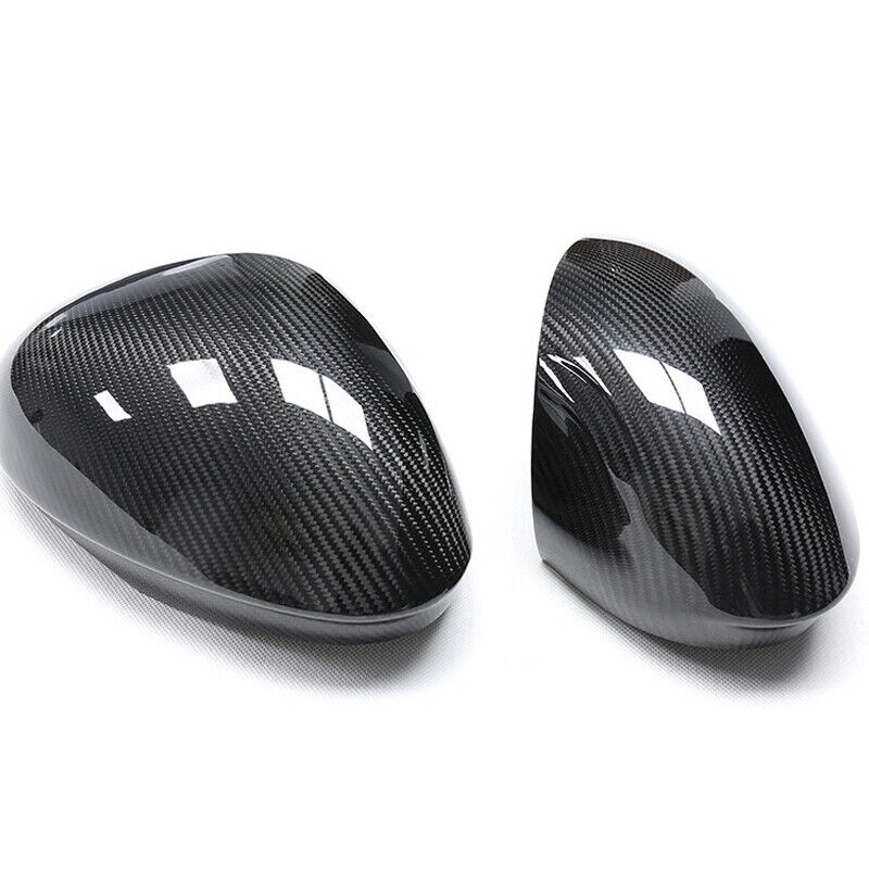 2x Carbon Fiber Style Side Mirror Cover Cap fit for Alfa Romeo Stelvio 17-20 New
