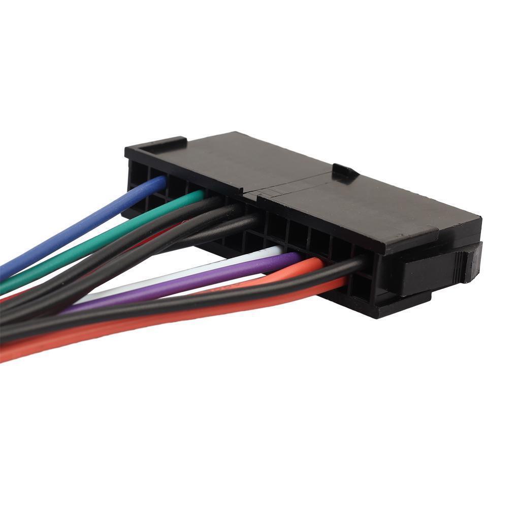 6 "ATX 24-pin Socket for 12-pin Converter Adapter, Power Supply Cable 18AWG