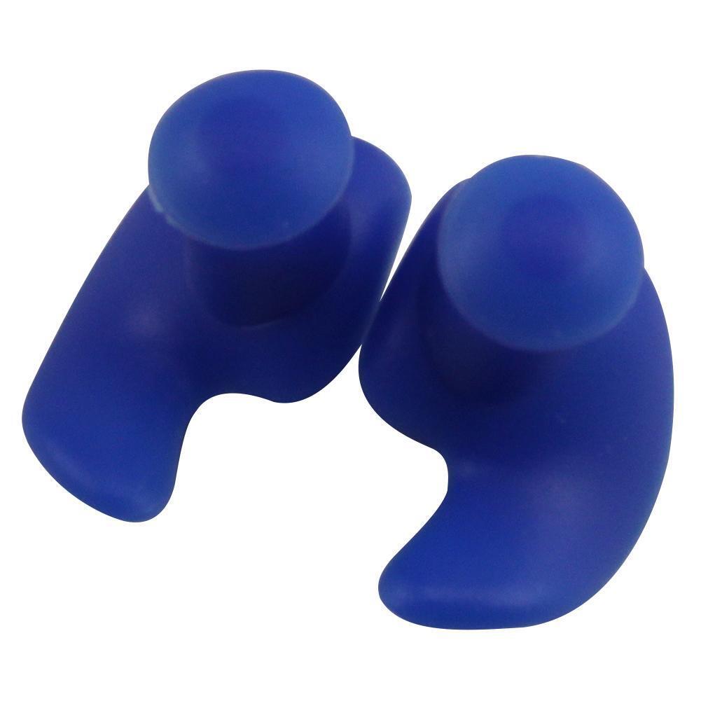 1 Pair Waterproof Earplugs Silicone Ear Plugs Swimming Accessories (Yellow)