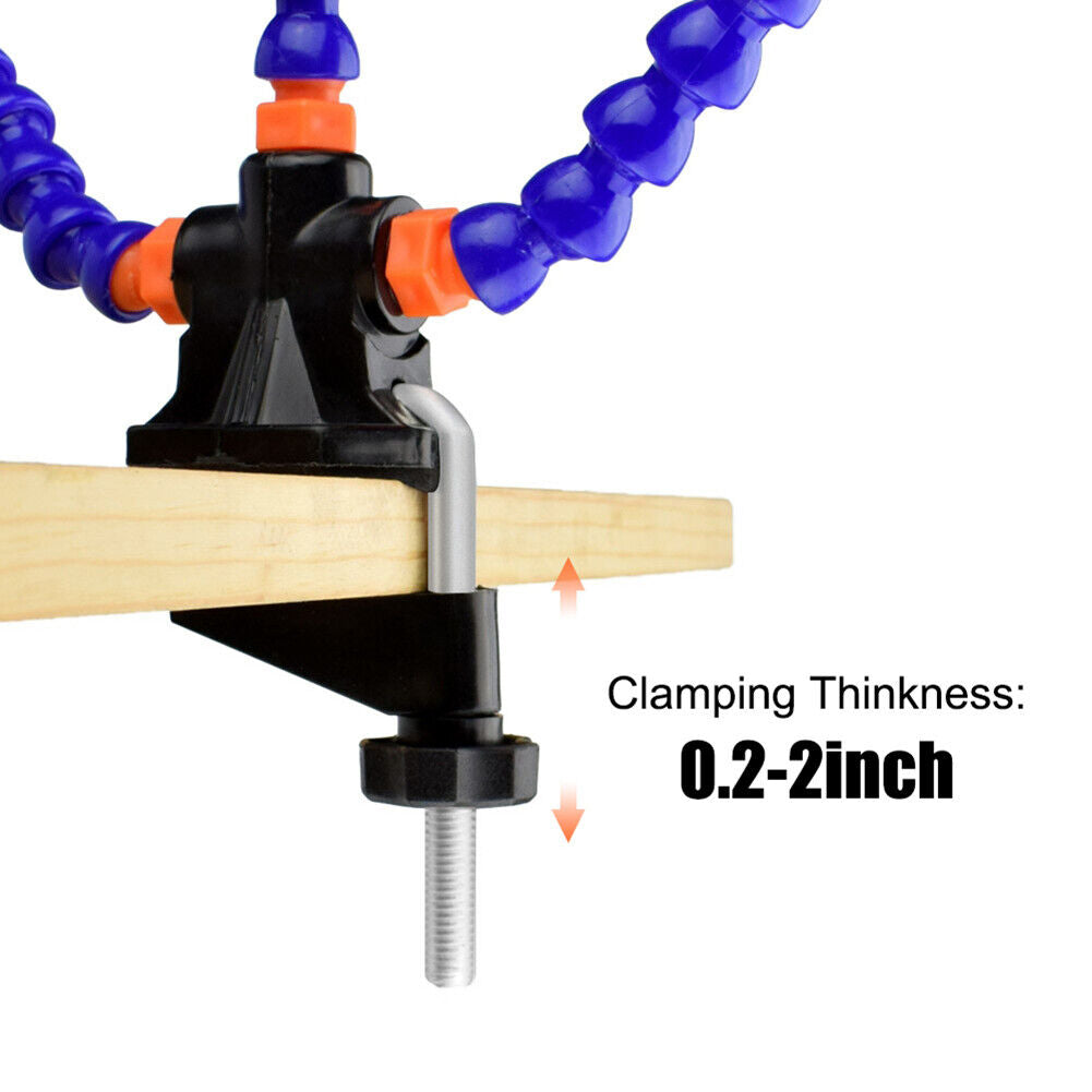 Third Helping Hand Tool Soldering Iron Holder Table Clamp Welding Station