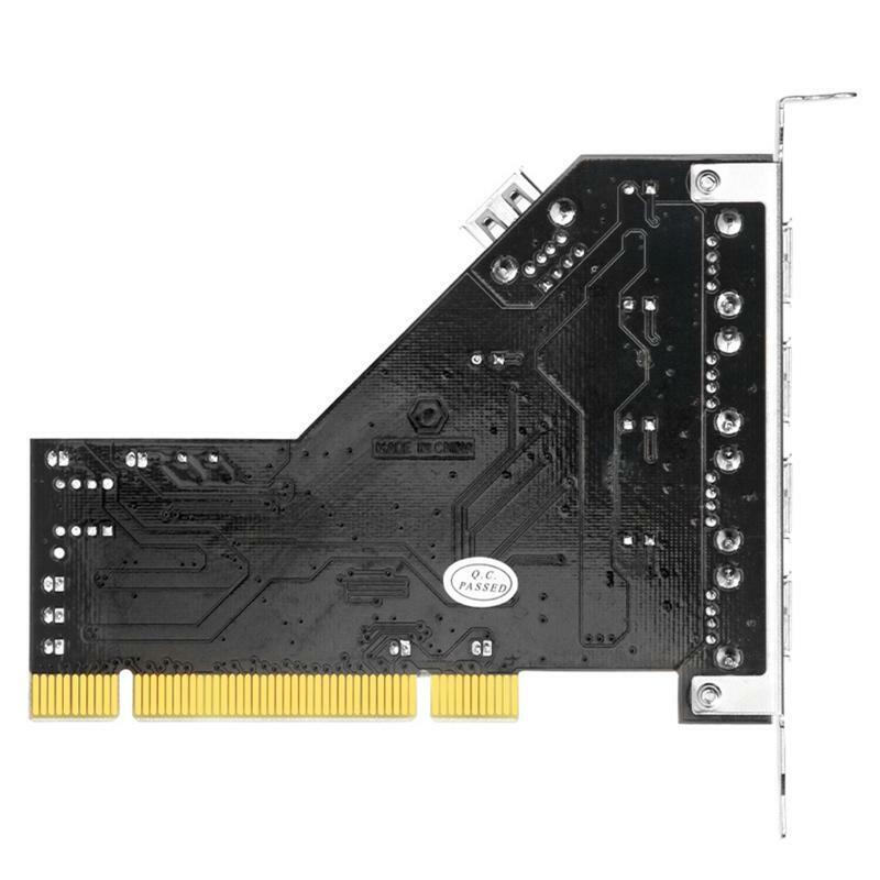 PCI to 5 Ports Usb2.0 Expansion Card Desktop Extender Nec 720101 Driver-free