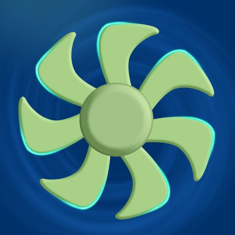 3 Speed Backseat Car Fan Cooling Small Personal Fan for Car Vehicle Rear Seat