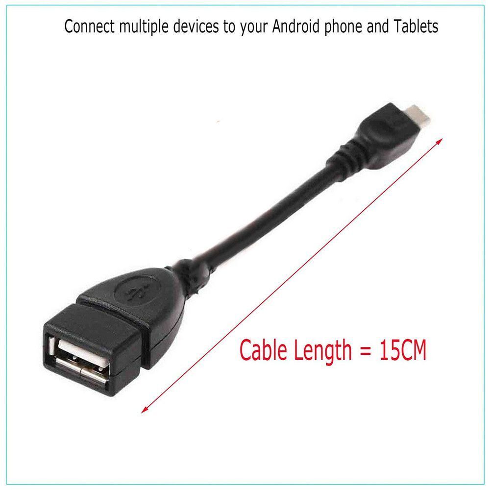 USB Cable Male Host to USB 2.0 Female OTG Adapter For Android Tablet Phone