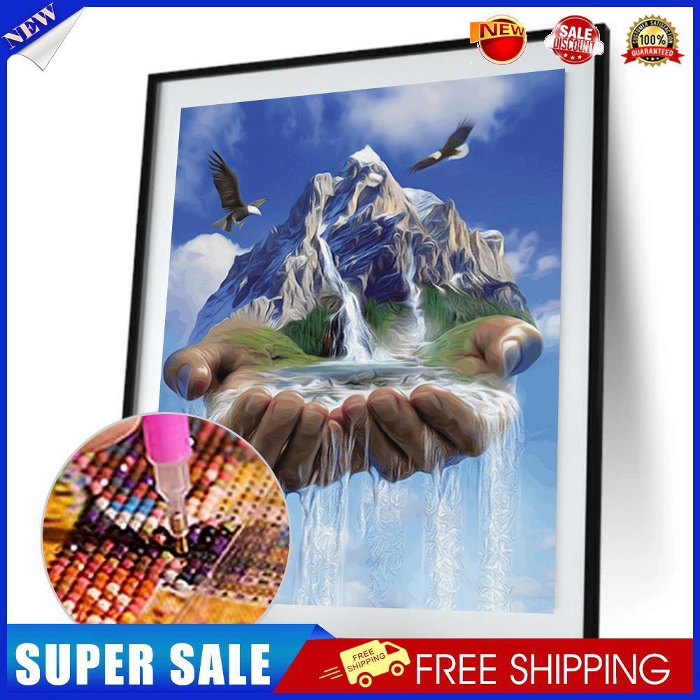 Waterfall 5D Diamond DIY Painting Kit Home Decor Craft 30 X 40cm