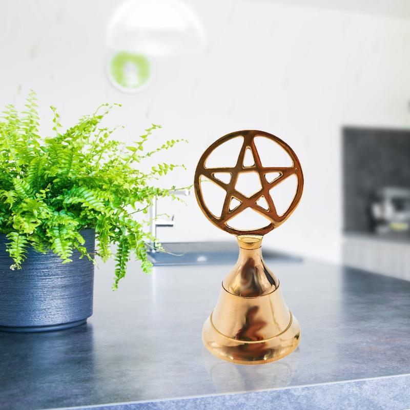 Five Angle Star Shake Bell Supplies Metal Shaking Bell Ornament Mini Ritual Bell