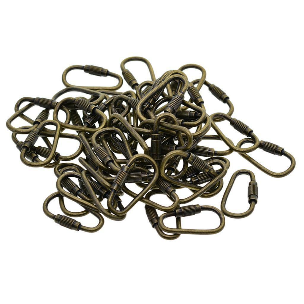 50x -functional Screw  Carabiner Clasp Key Chain  Key