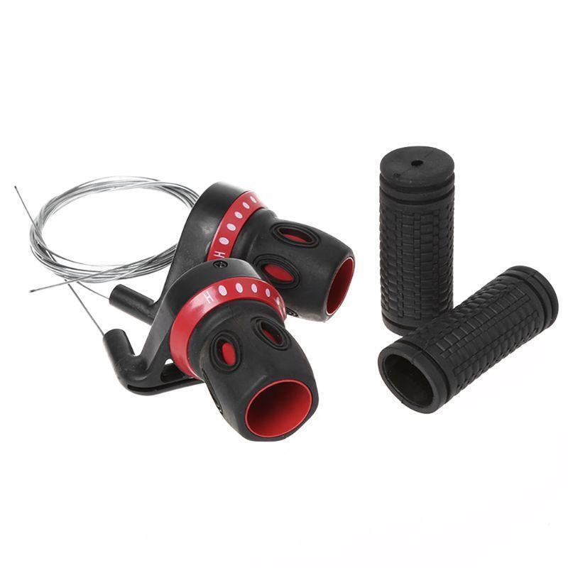 1 Pair Derailleur Grips Bicycle Lever Transmission Twist Grip Speed Change MTB