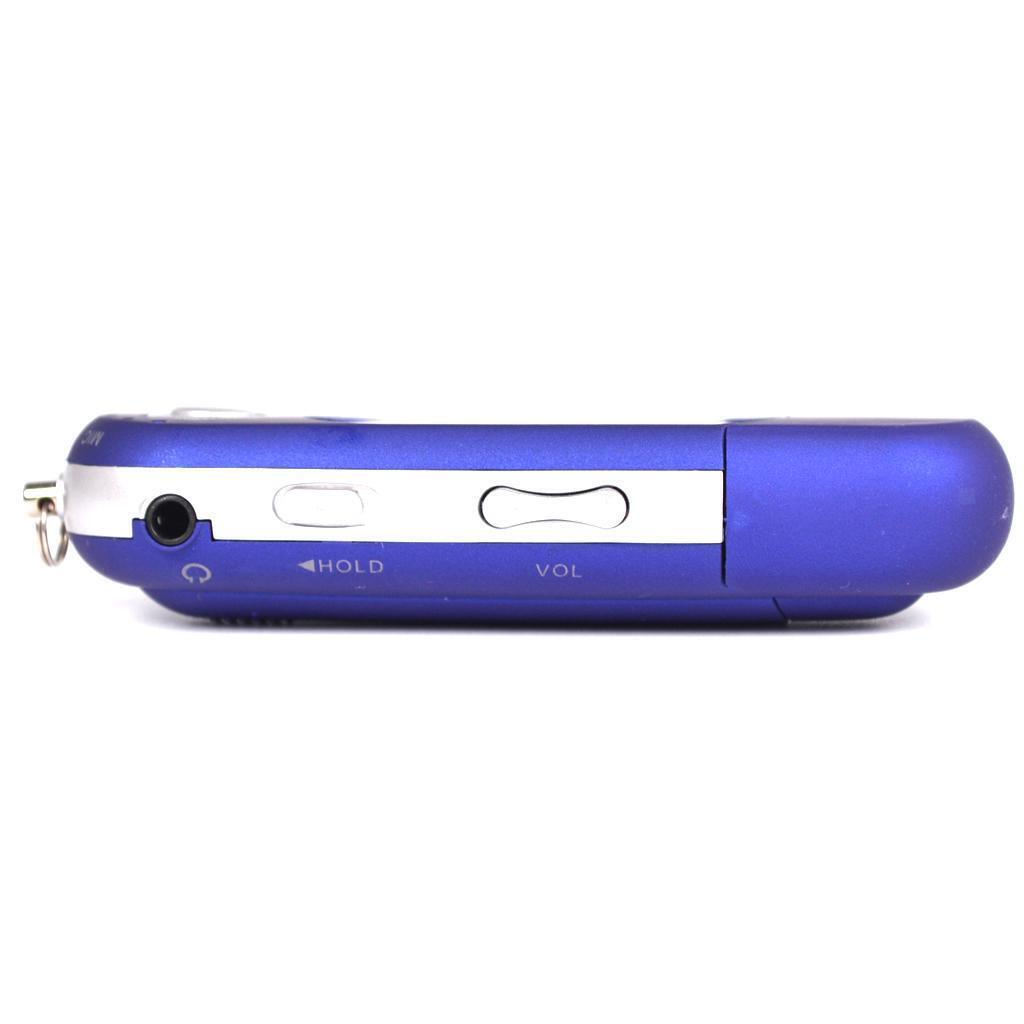 4GB MP3   USB Music Player with LCD Screen FM Radio Voice Recorder Blue