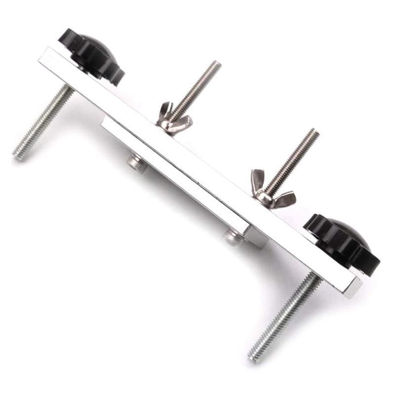 Metal Guitar Bridge Clamp Stainless Steel Guitar Bridge Bonding Tool for Luthier