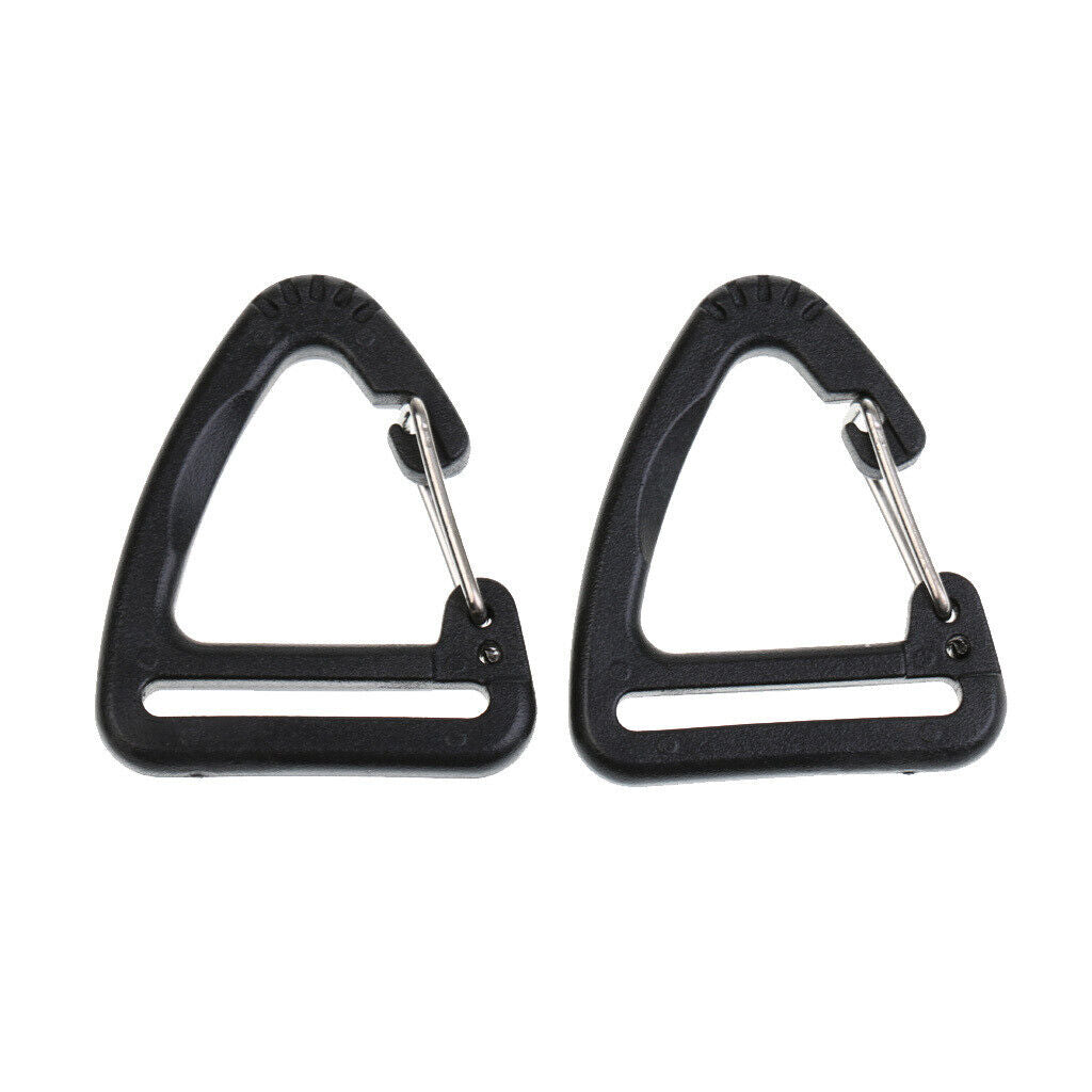 10pcs Plastic Buckles Hook Climbing Carabiner Hanging Keychain  Strap
