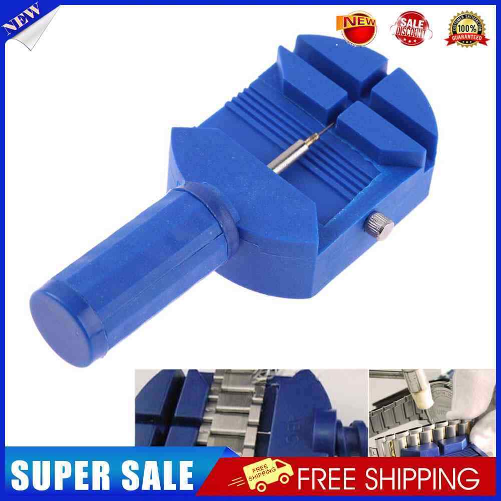Blue Watch Repair Tool Kit Band Pin Adjuster Strap Link Remover Free 5 Pins