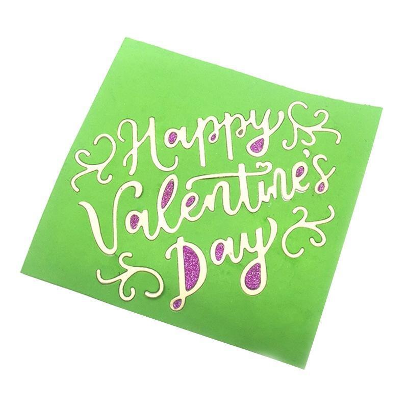 Happy Valentine's Day Metal Cutting Die Great Gifts for Kids Teens Boys Girls