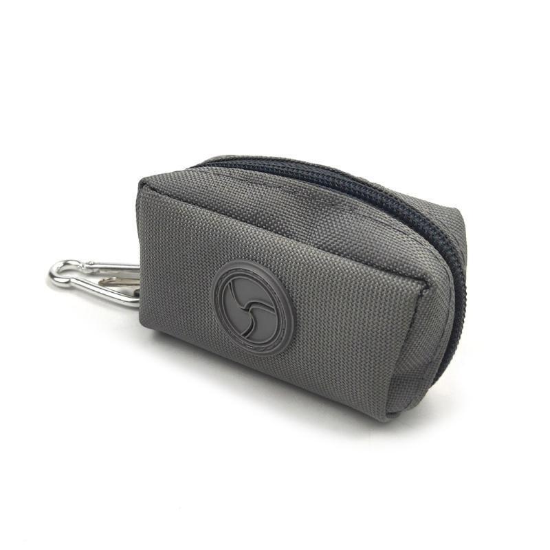 Poop Bags Holder Attaches to Dog Leash Waste Bag Dispenser Solid Oxford Cloth