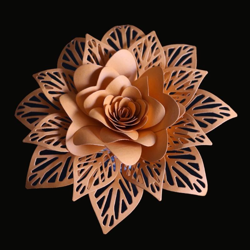 DIY Hollow Flower Cutting Dies Stencil Scrapbooking Album Paper Card Craft Gift
