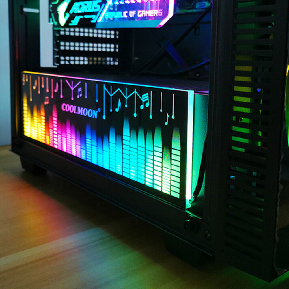 COOLMOON RGB Light Board PC Case Power Box Small 4 Pin Lighting Side Panel