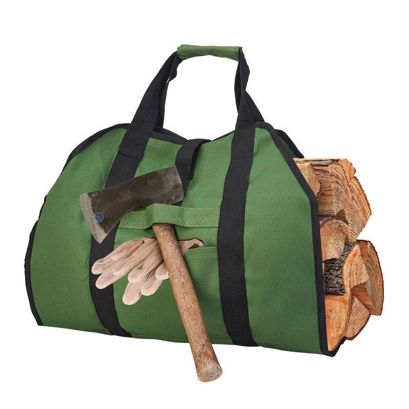 Log Carrier Bag Camping Firewood Holder Carry Storage Bag Handbag Wear-resistant
