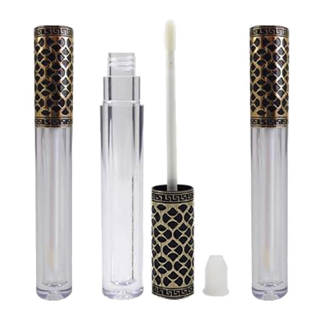 3 Pieces 4ml Plastic Makeup Castor Oil Tubes DIY Containers for Liquid
