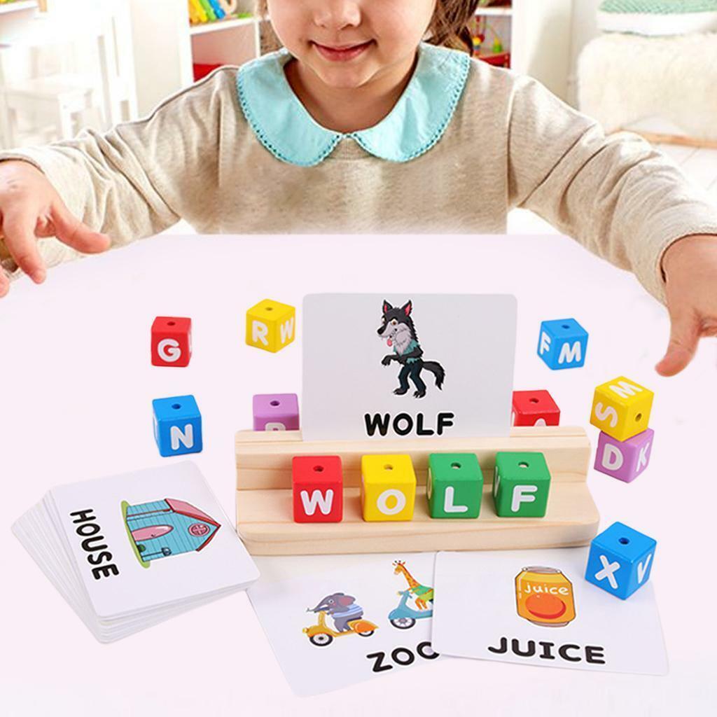Movable Matching Letters Game Letter Puzzle Educational  for