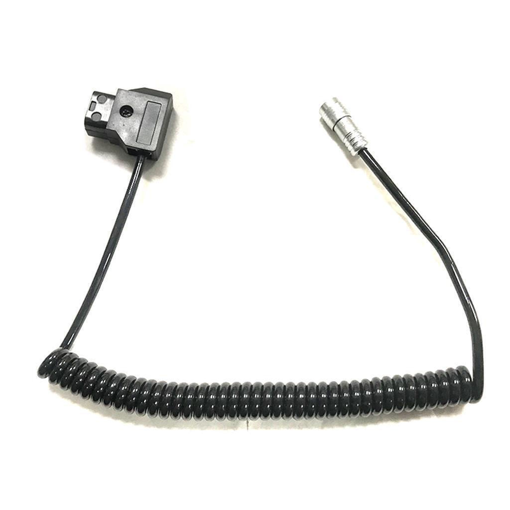 D-Tap Male to Female 4-Pin Aviation Spring Cable for Power Supply Battery