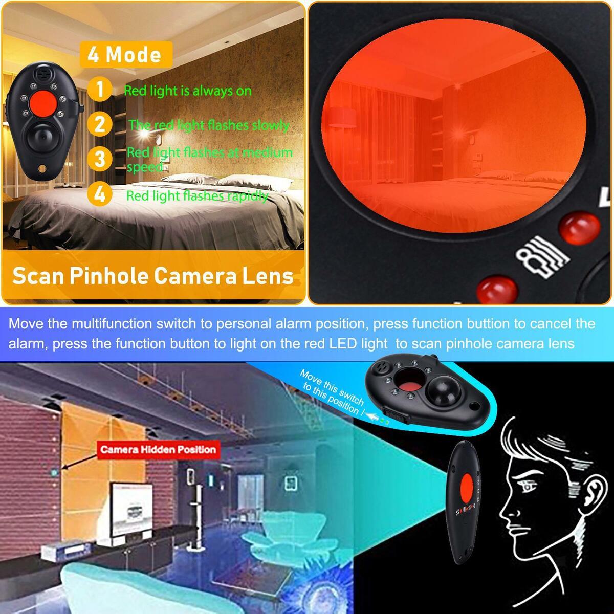 Camera  Finder Anti Theft Emergency  Multi-Function