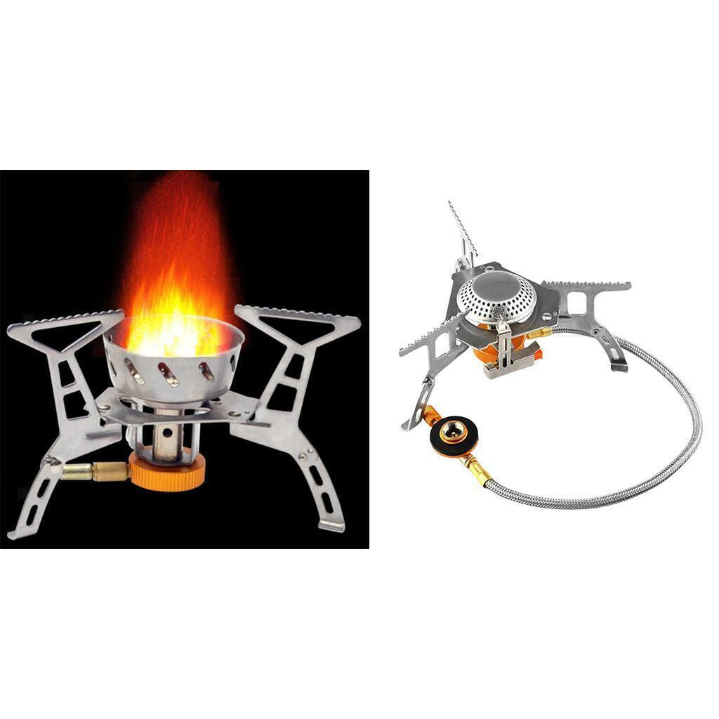 Travel Outdoor Gas Stove Camping  Gas Burner Foldable Split Stove Gear