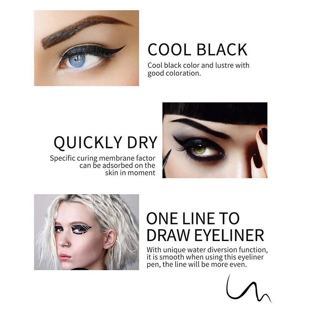 12pcs Waterproof Color Liquid Eyeliner Pencils Long Lasting Eye Liner Pen