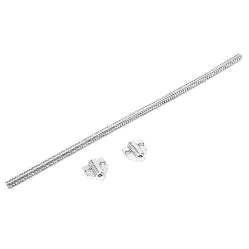 Flexible Stainless Steel Armored Door Loop with Alloy Ends Wire Length 16''