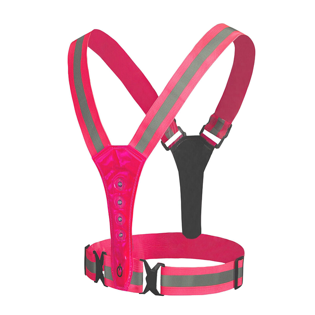 LED Reflective  for Accessories Night Running  Cycling Outdoor Pink