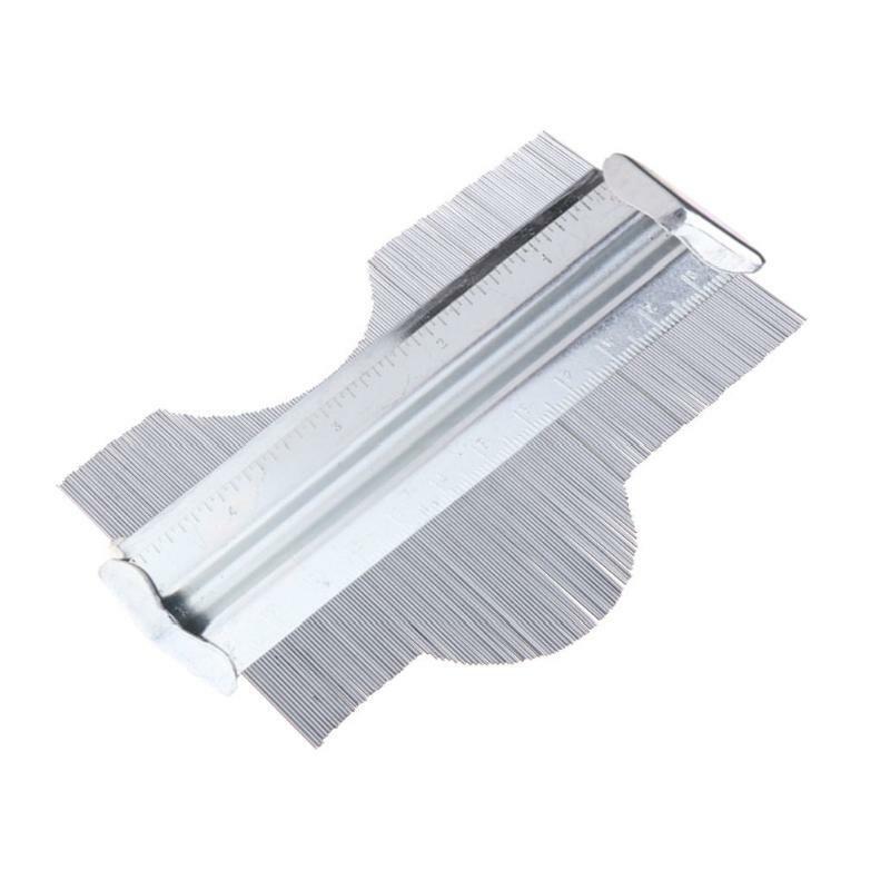 125mm/5" Profile Contour Gauge Metal Deep Decorating Tiling Template Tiles Tool