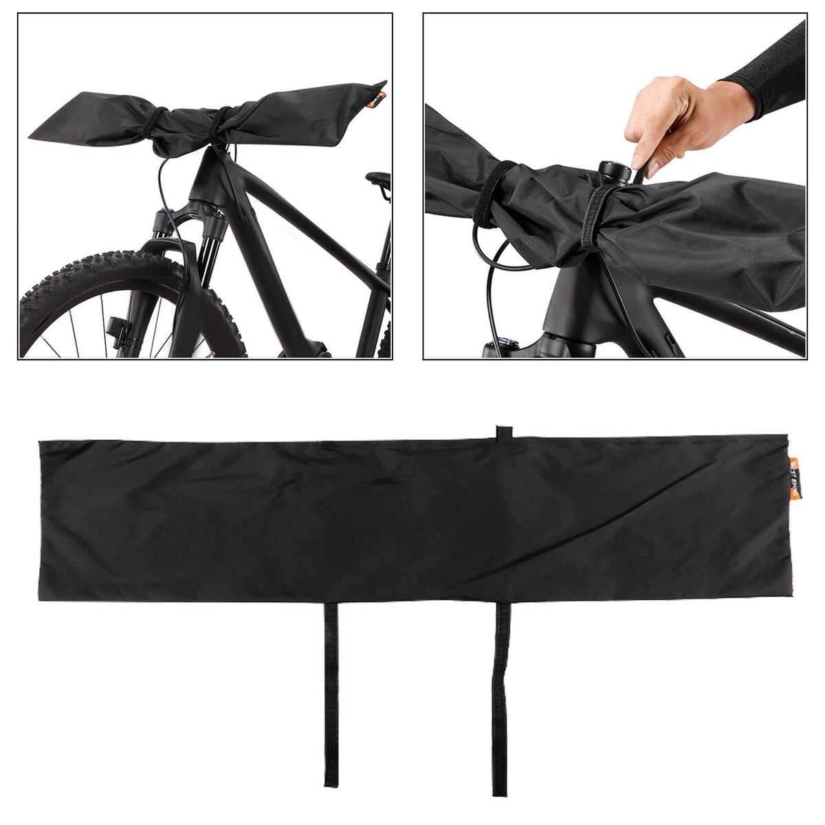 Bike Handlebar Cover Water Resistant Dustproof Grips Cover for Road Bicycles