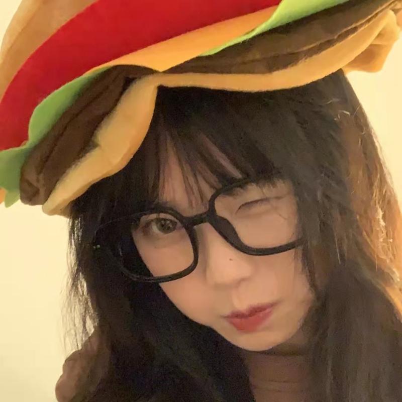 Novelty Carnival Hamburger Hat Christmas Thanksgiving Decoration Fast Food Hat