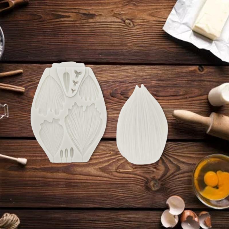 Simulation Flower Carnation Petal Fondant Silicone Mold DIY Chocolate Decoration