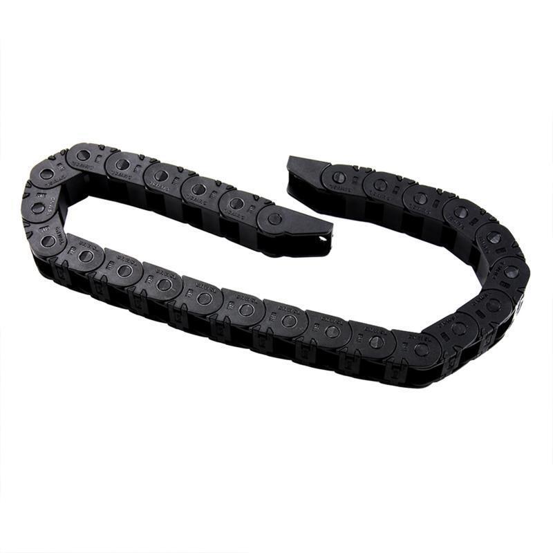 Plastic Flexible Nested Semi Colsed Cable Drag Chain 350x350mm Wire Cable Chain
